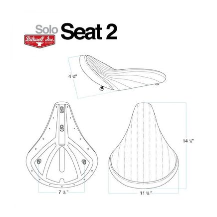 Biltwell solo seat 2. 

Really a nice srat for the price. 