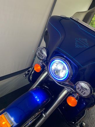 Running with blue…… lol 😂 