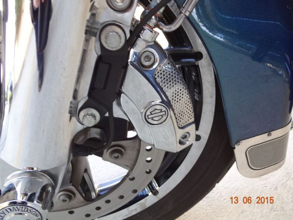 Chrome disc calipers LHS