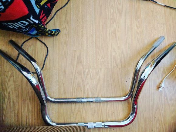 new vs old. weights about 3x more. chrome is nicer, angle is perfect.