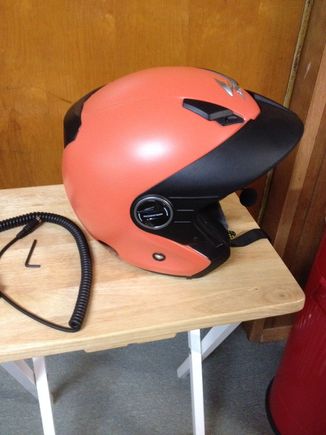 From basic silver to this. Problem is, despite being called "Harley Davidson Orange", it is nowhere near Amber Whiskey, which was my intention.