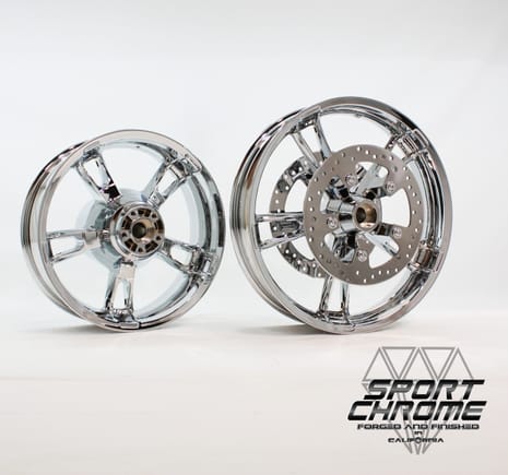 Enforcer Sport Chrome Wheels with front discs