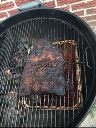 My brisket took me 10 1/2 hours and had the perfect pull apart texture.

Wiz 🍻