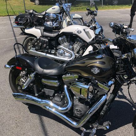 close up dyna vrod softtail