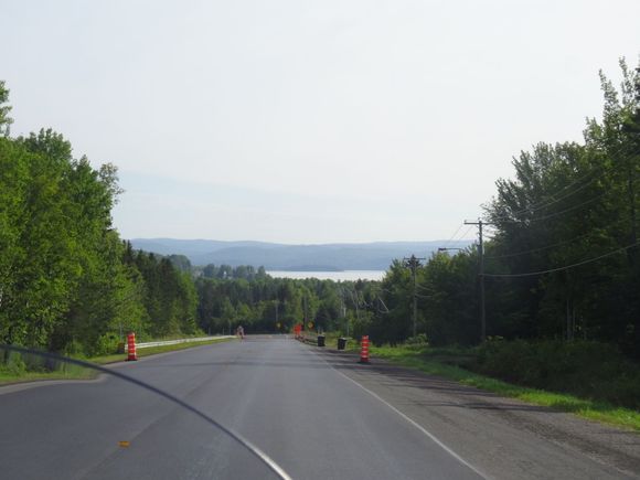 The road towards Perce Rock