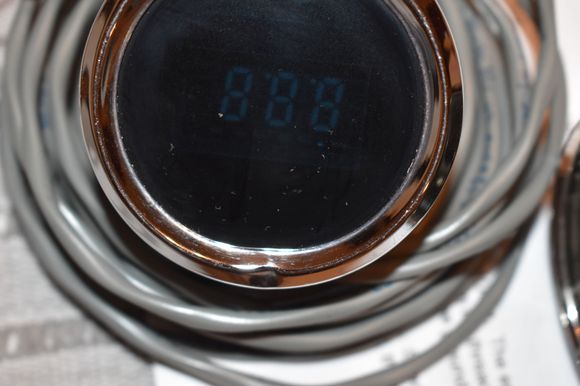 Dent on the bottom of the gauge