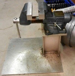 Floor vice for installing/building.