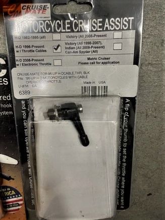 Thumb Cruise Assist in sealed packing