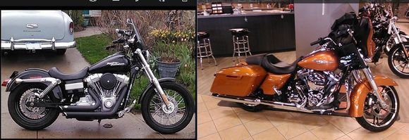 From a Dyna to a Street Glide.