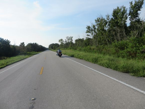 This is what the scenery looks like in front of you......