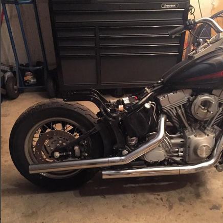 Pulled the rear fender off to contemplate what I want to do.