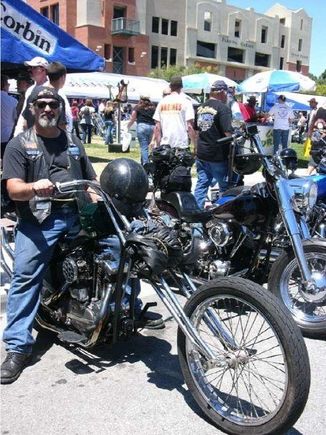 At the Hollister Independence Rally, July, 2005