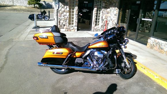 2015 H-D Ultra Limited, the day I took delivery.