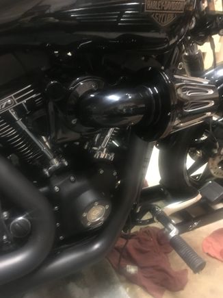 Next I reinstalled the air cleaner with the 3 Allen heads.