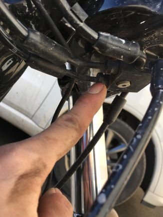 These are the 2 lines going to the abs.