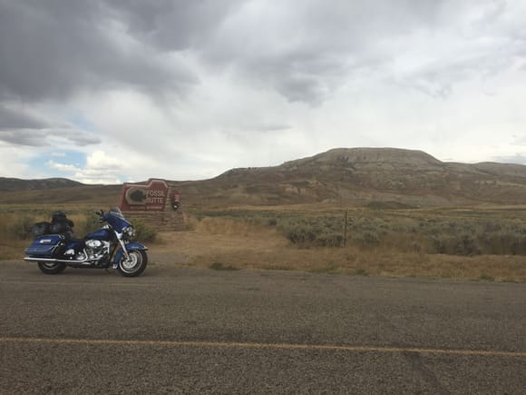 Now this is a worthy stop. Fossil Butte National Monument. Great display in the building.