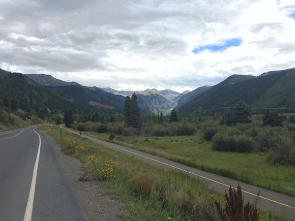 Telluride is up that valley. If my memory is correct, that was where Butch Cassidy robbed his first bank.