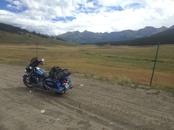 Top of the pass. About 10,200 feet high....