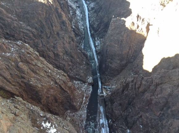 Zip Lining over Royal Gorge.  Canon City, Co.