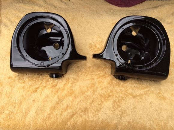 CVO fairing lower speaker pods back from painter.