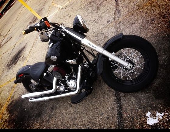 Picture taken shortly after buying my 2012 slim. Only mods intake, grips, flipped mirrors, and de baffled exhaust