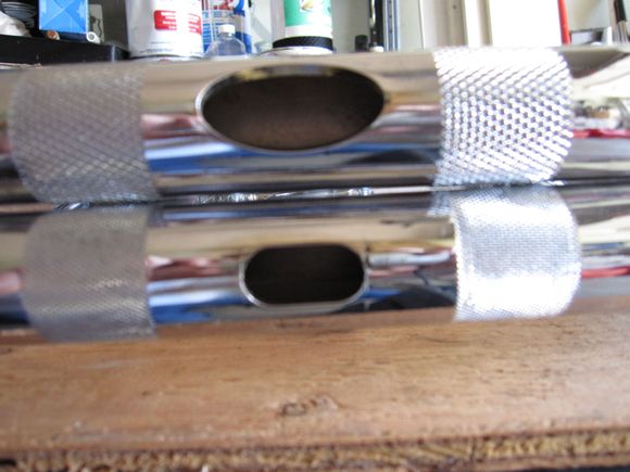 Hole at riser is much smaller, and other wasn't exactly roomy