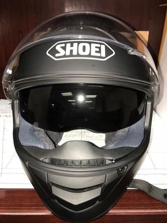 Visor up / Sunshield down