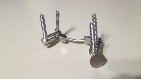 Lumbar back hardware.