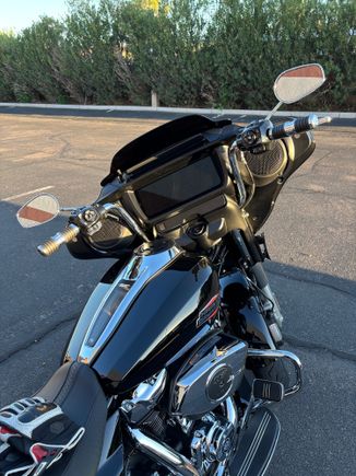 Tall boys with heated grips.