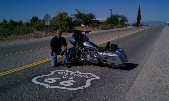 On Rt. 66 near Oatman, AZ