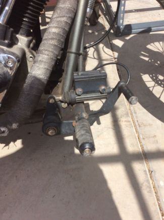 Is the setup the norm for after market fxr frame ???