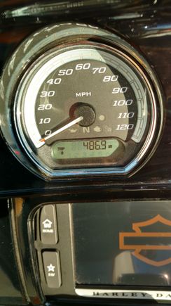 Yesterday's mileage. My two day total: 1022.8.