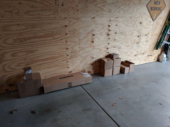 Parts unloaded