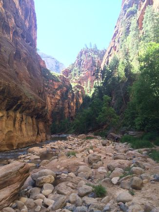 The Narrows of Zion Canyon