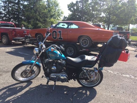 Here is Hazzard County's most famous moving land mark! I saw this at the "Gap" near the inner change of 68/70.