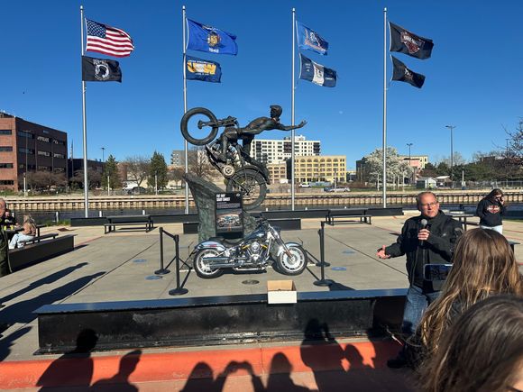 Unveiled at bike night, I talked to the PDC guy right before he went on stage