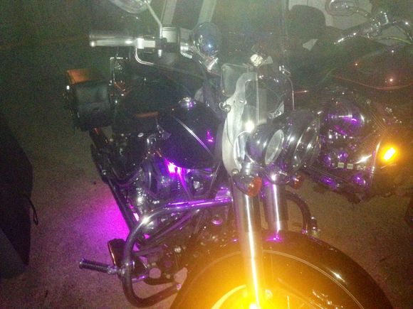 What the smaller amount of leds looked like on my deluxe