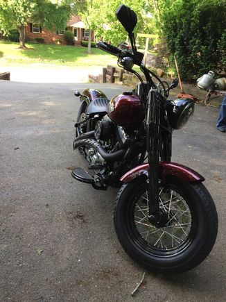 First day with the new bike