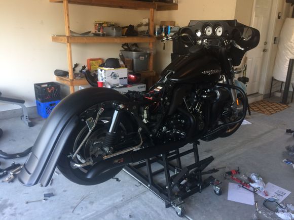 Got the rear fender on