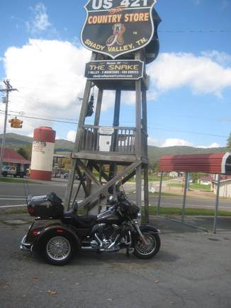 Stopping by the Snake for fuel and a bite.
