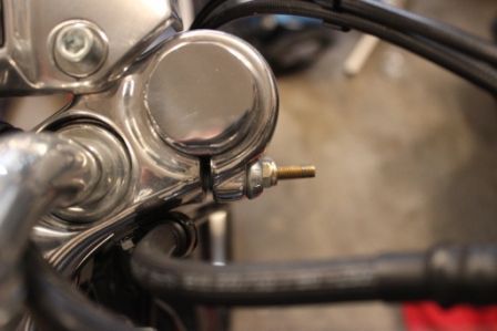 This side wasn't as near to the tank when I test fit the mounting brackets.