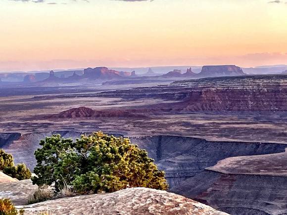 Sunset over Monument Valley from Muley Point..