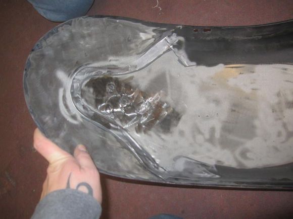 2 fender inside harley rocker paint