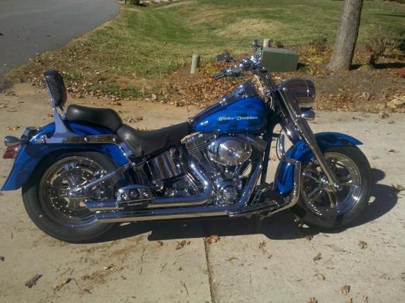 Full view of new paint job.