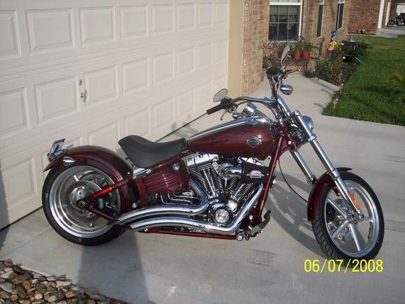 Pretty much just like I picked it up Heavy breather and vance and Hines big radius pipes