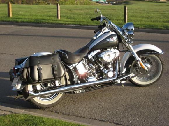 With the new saddlebags on