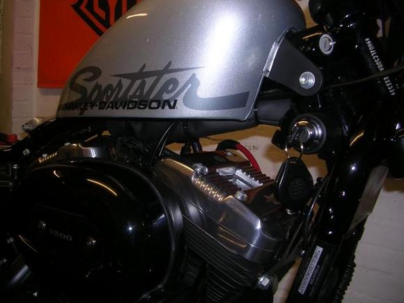 job done i dont like seeing lots of tape and think this looks tidier and is easier to do than tape