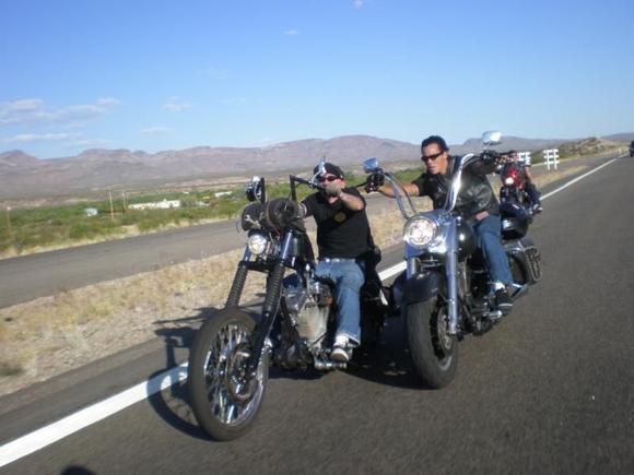 Sporty is Out of Gas. Gettin a Peg Push (outside laughlin - 07)