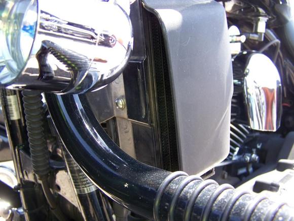 Front Angle View of Oil Cooler
