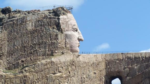 At Crazy Horse monument.....